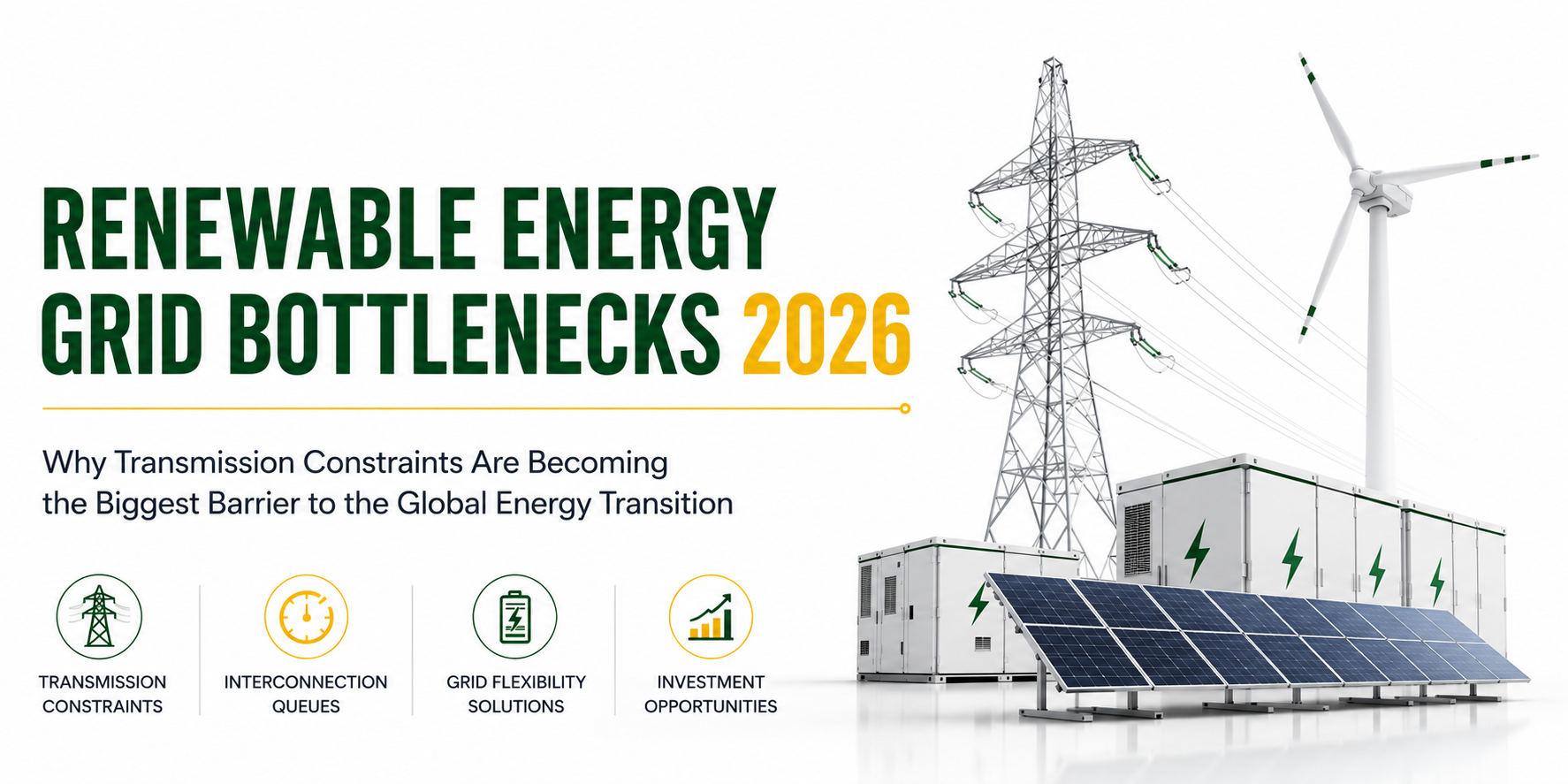 Renewable Energy Grid Bottlenecks 2026